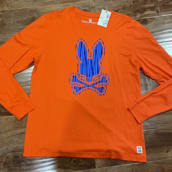 Psycho Bunny men’s long sleeve t-shirt size 7 - XL - Picture 2 of 6